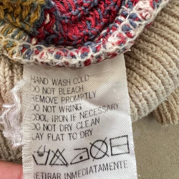 Vintage Claiborne Multicolored Crew Neck Knit Pullover Sweater Size L - Picture 6 of 14